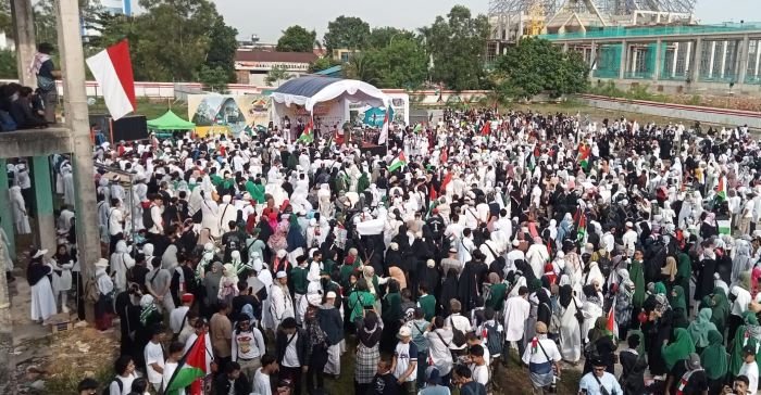 Ribuan Warga Batam Satukan Suara: 'Justice for Palestina!